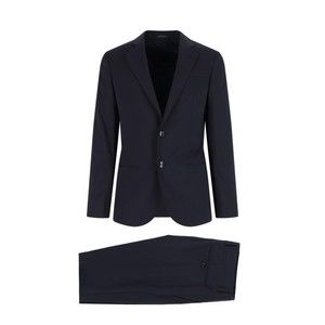 Giorgio Armani Navy Virgin Wool Tailored Suit - NWT